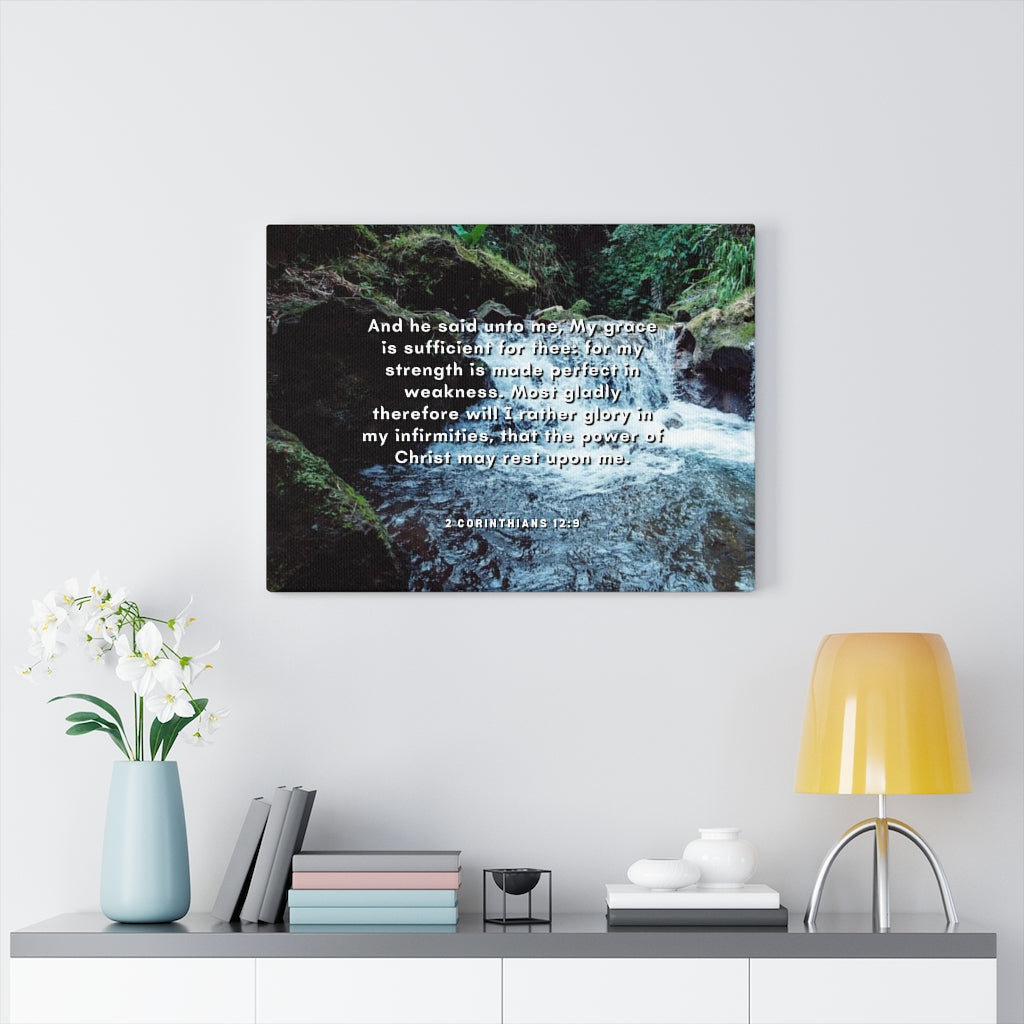 Trinx Power of Christ 2 Corinthians 12:9 Christian Wall Art Bible Verse ...