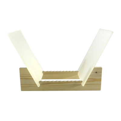Vinyl Record Storage Album Display Holder LP Organizer Tabletop LP Stand Pine Base