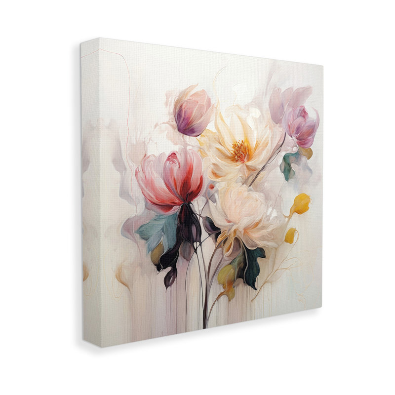 Conception d'art sur toile Blooms In Harmony par Irena Orlov, H 36 po x l 36 po