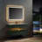  48" Modern Floating Double Bathroom Vanity with Engineered Stone Top and LED Light-1424900777