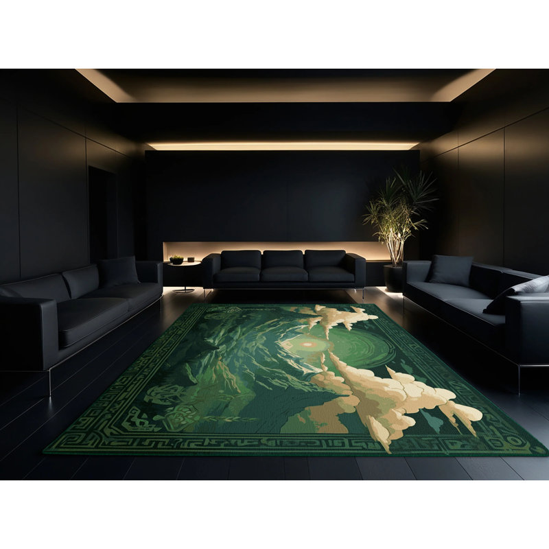 Spirit Temple Rug, Square 6'