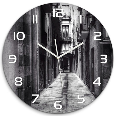 Jozelyn Glass Wall Clock