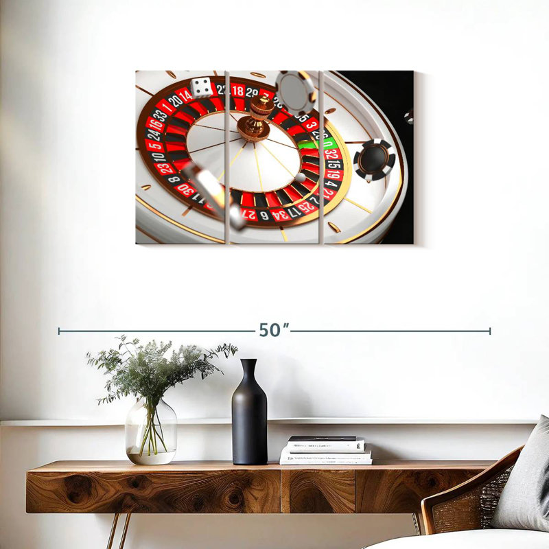 Casino roulette, H 20 po x l 33 po