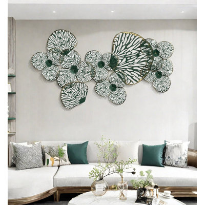 Modern Minimalist Ironwork Perforated Wall Decoration