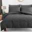 Microfiber Geometric Duvet Cover Set-126200654-126200652