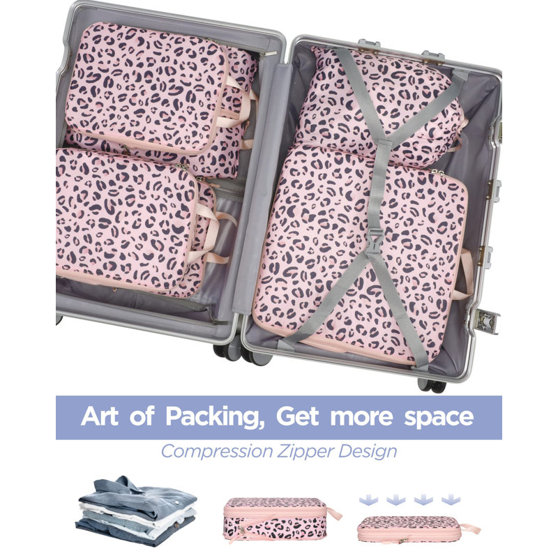 Canora Grey Fabric Storage Bag, Pink