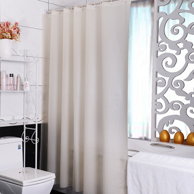 Rideau de douche avec crochets inclus