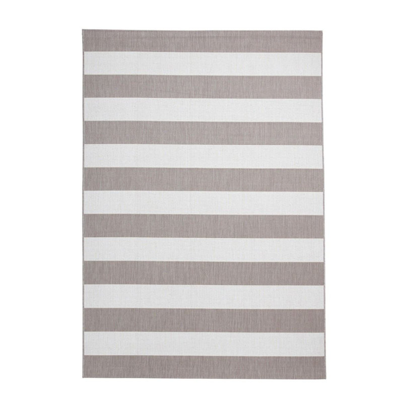 Lanagan Striped Indoor / Outdoor Area Rug, Rectangle 160 x 230cm