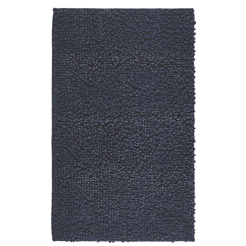 Twist Bath Rug, 20" W x 31" L, Navy
