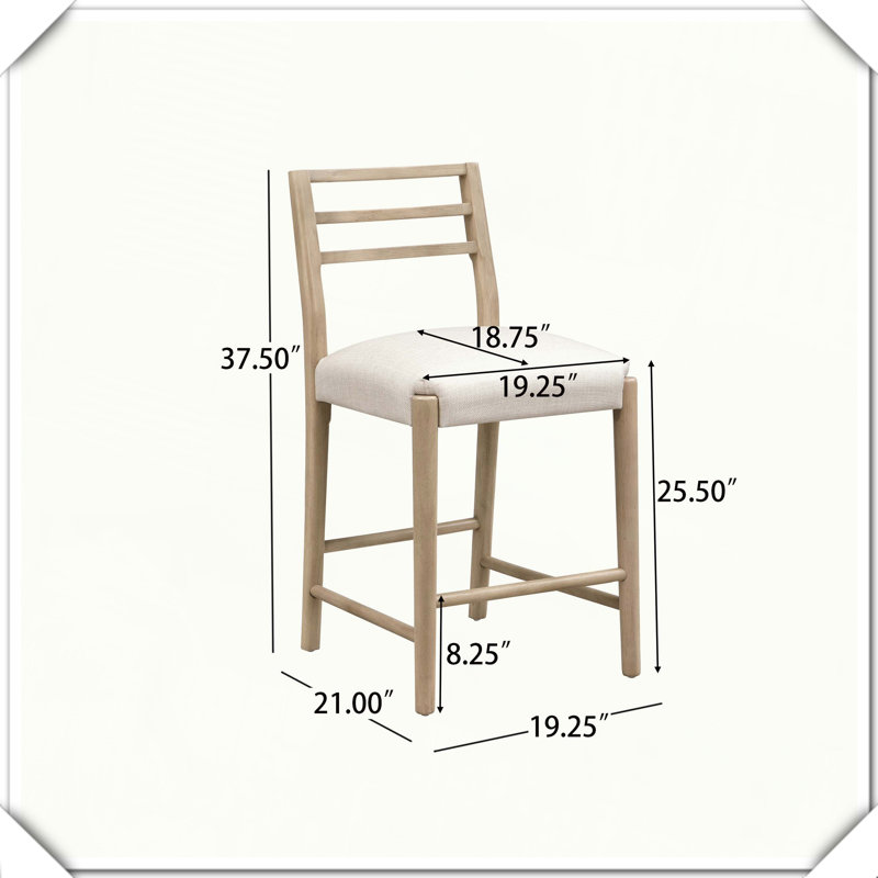 Ensemble de 2 tabourets de bar à dossier échelle pratique, durable, élégant et fonctionnel