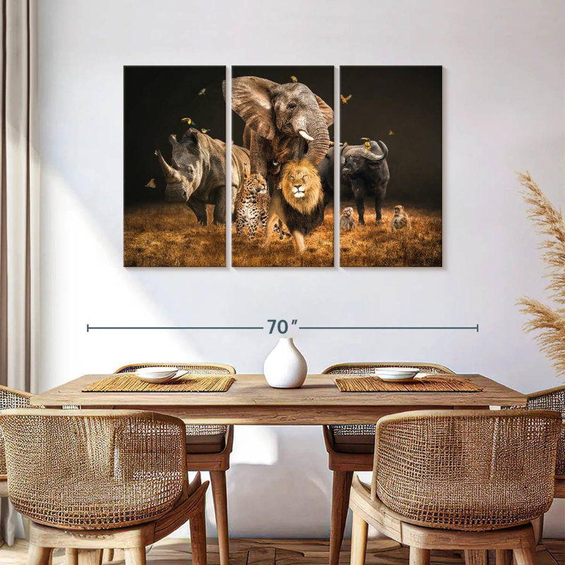 Brampt Big 5, 36" H x 57" W