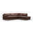  2 - Piece  Genuine Leather Sofa & Chaise