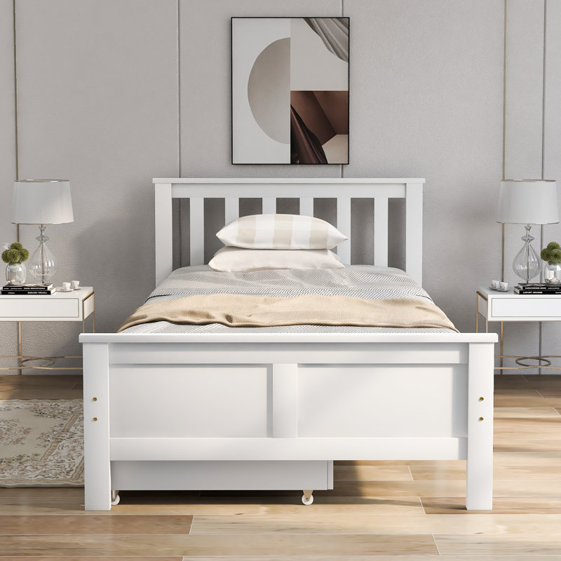 Storage Bed, Single (3'), White