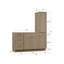 Meuble-lavabo simple 60 po Disar-118864850