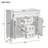 Deshonte Bathroom Vanity with Top Sink Modern Bathroom Storage Cabinet with 2 Doors and 2 Drawers-794181825