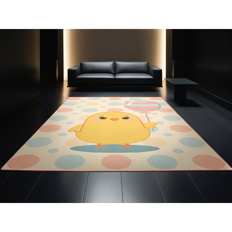 Tapis beige moelleux et moelleux à motif abstrait moderne et contemporain Feller, 8 x 10
