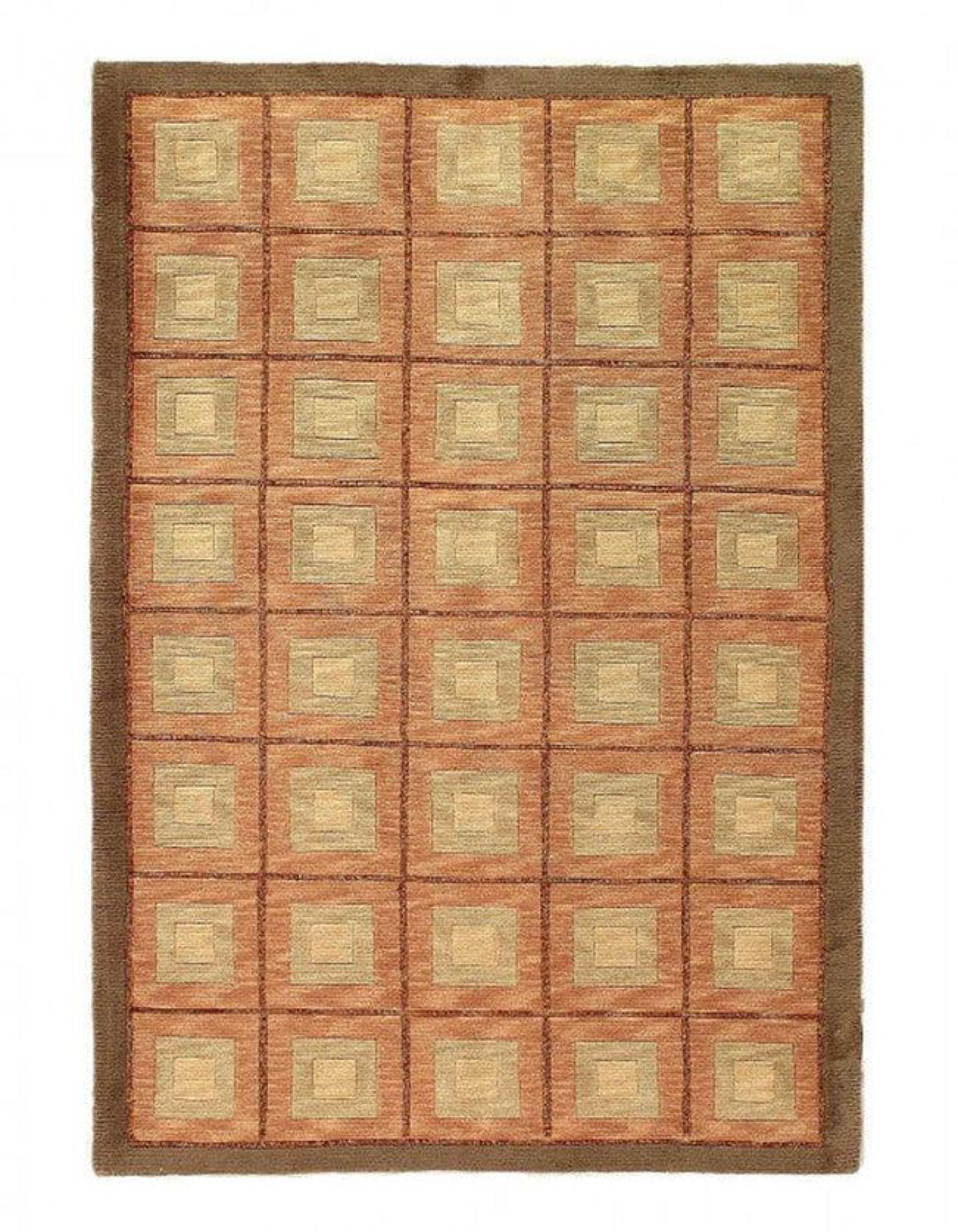 Isabelline Jermund Geometric Handmade Rectangle 5'11" x 4'1" Cotton ...