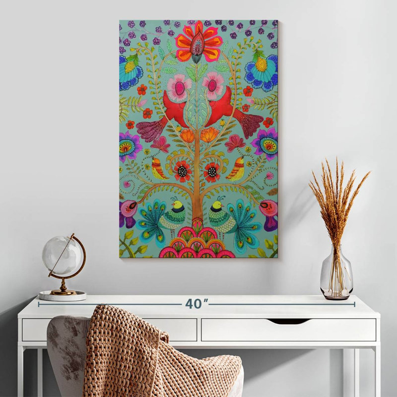 Kalamkari Couleur, 30" H x 20" W