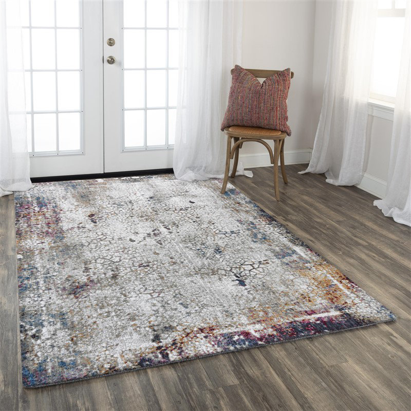 Abstract Indoor Rug, Runner 2'1" x 8'