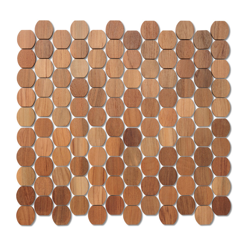 Barrel Teak Tile