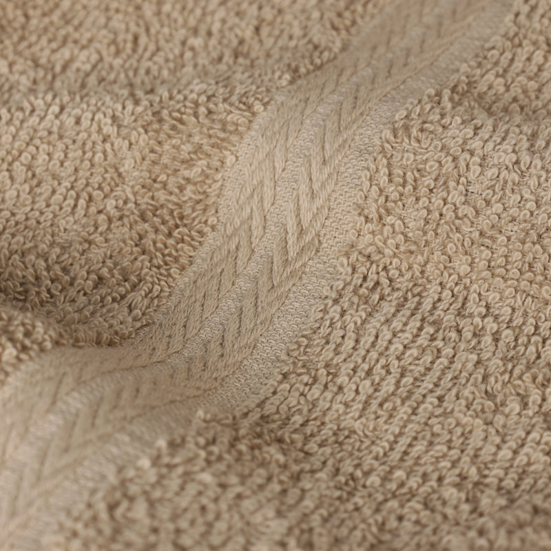Ensemble de serviettes 6 pièces 100% coton 100% coton, Beige