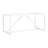 Strut Rectangular with Steel Base Dining Table-94947735-94947727-94947737