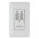 Ceiling Fan Wall Control Non-Reversing - 3 Speed Fan and Light - White