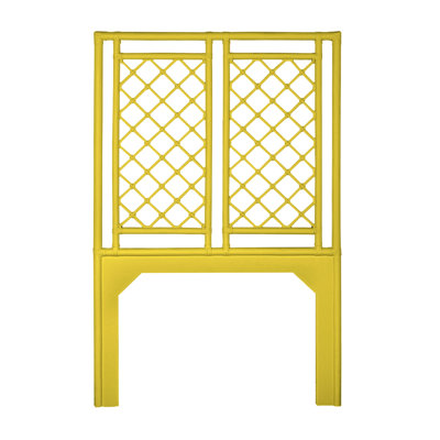 X And Diamond Open-Frame Headboard