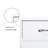 Two Door Side Table-White