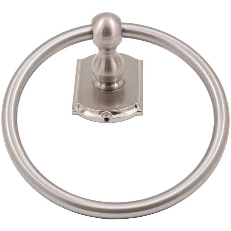 Cambridge Towel Ring, Satin Nickel