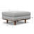 Morrison 33"W Upholstered Ottoman with Solid Wood Legs-1390363006
