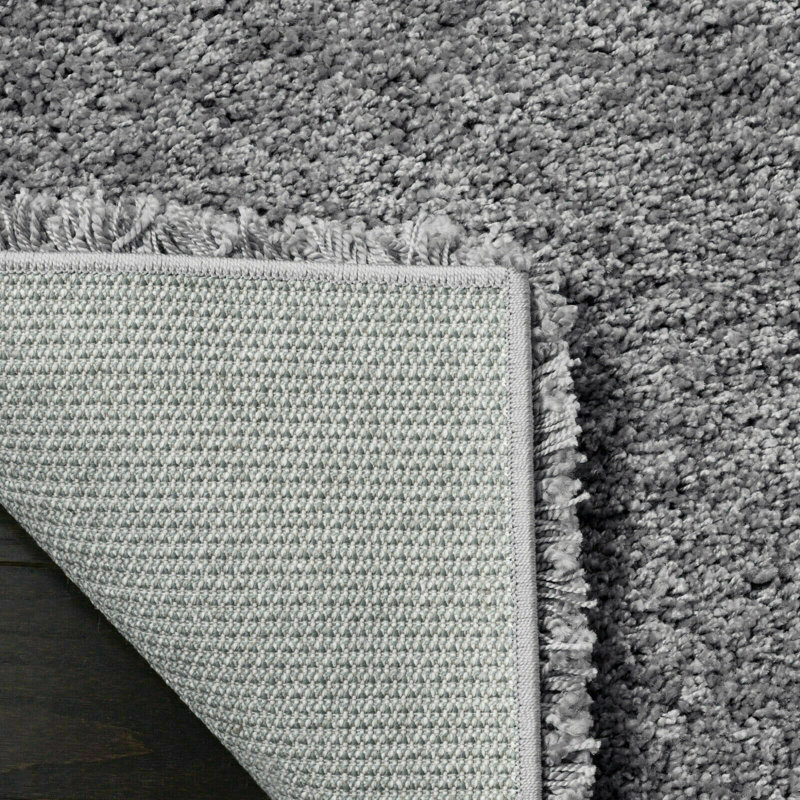Elodea Solid Colour Shag Area Rug, Rectangle 80cm x 150cm