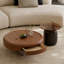 Table basse ronde de style antique