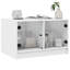 Coffee Table with Glass Doors 68 x 50 x 42 in.-683582679