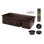 33" Hammered Copper Kitchen 70/30 Double Basin Sink with Short 5" Divider w/ Matching Drains and Accessories