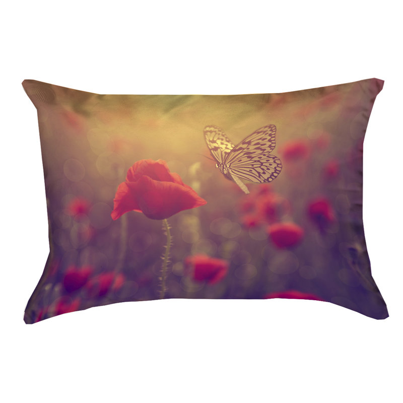 Housse de coussin Justin Duane, Rouge