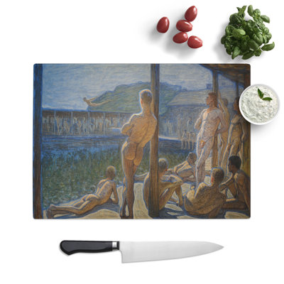 Flottans Badhus by Eugene Jansson Chopping Board