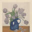 Tulips In A Jug Print by Frans Everbag