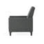 Chaise en lin à dossier poussoir pour une décoration élégante avec siège confortable et fabrication durable-1153658736
