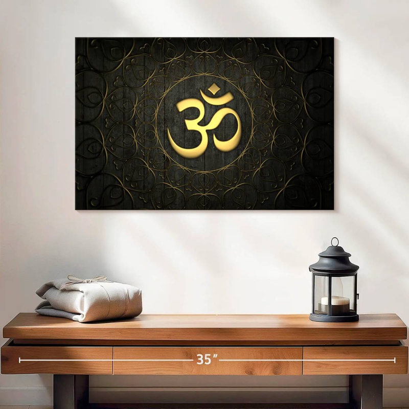  «Golden Om Symbole, H 16 po x l 24 po