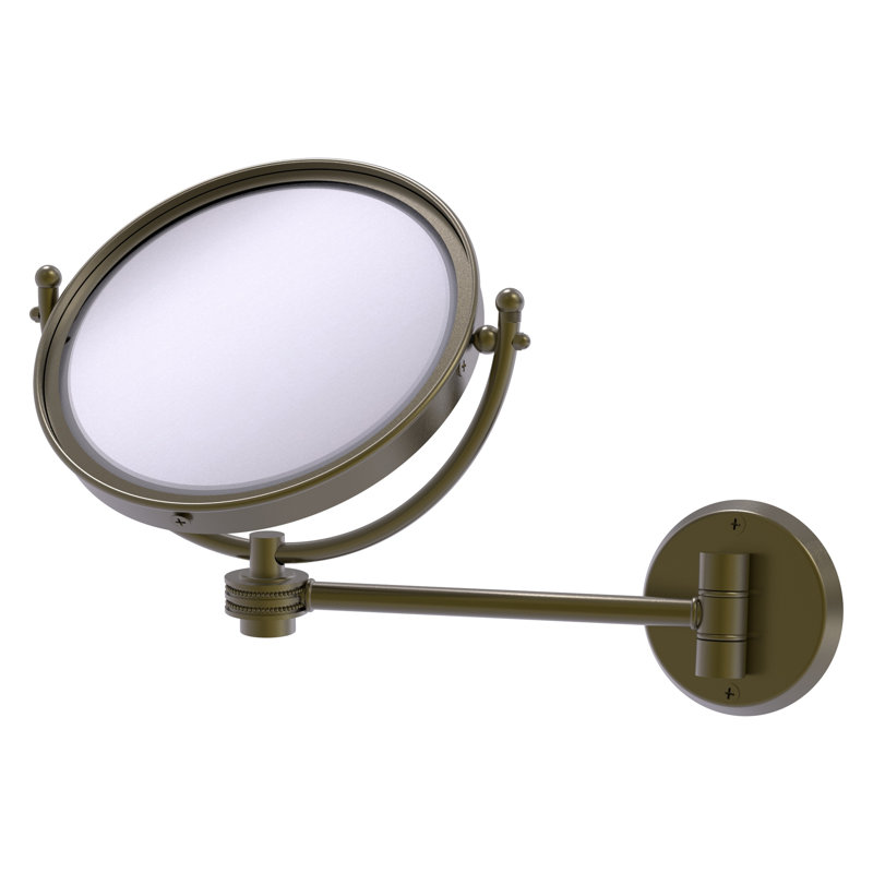 Miroir de maquillage mural moderne & de style contemporain, Laiton antique