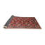 Tapis oriental rouge / gris / bleu-875284048