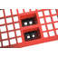 Patin emboîtable en plastique rouge