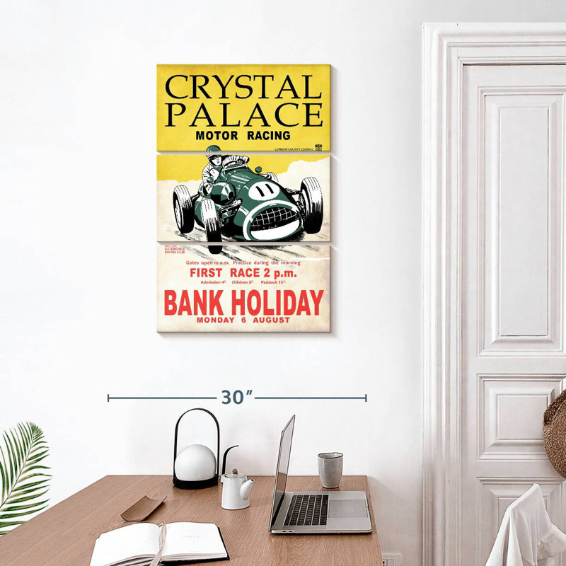 Sireci Crystal Palace Racing II, 32" H x 20" W