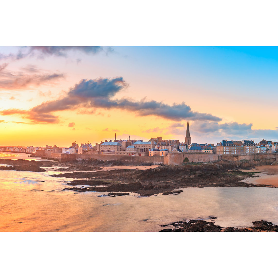 Festung Saint-Malo - Kunstdrucke auf Segeltuch