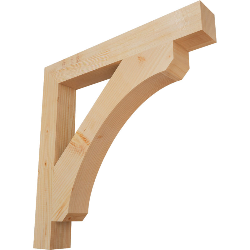 Support en bois rustique Legacy Block, Sapin de Douglas, Lisse, H 30 po x l 3,5 po x P 30 po