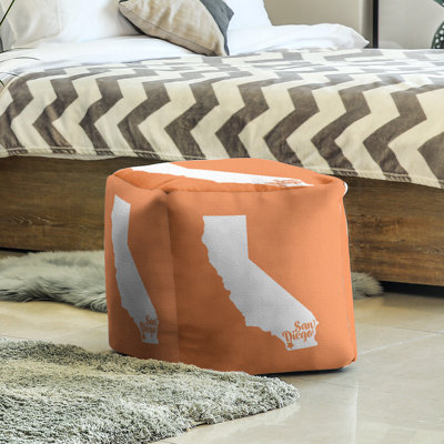 Repose-pieds cube san diego californie