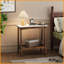 Table basse rétro-moderne en ardoise pour petits espaces - durable, peu encombrante Assemblage facile