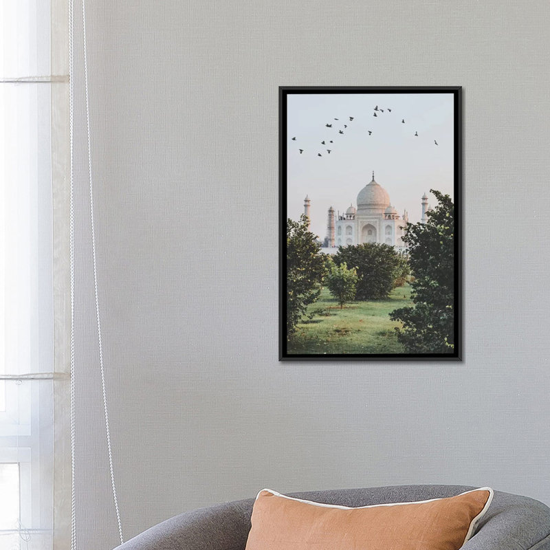 Reproduction d’impression sur toile tendue, "taj, mahal, inde i" par luke anthony gram, H 26 po x l 18 po x P 1,5 po