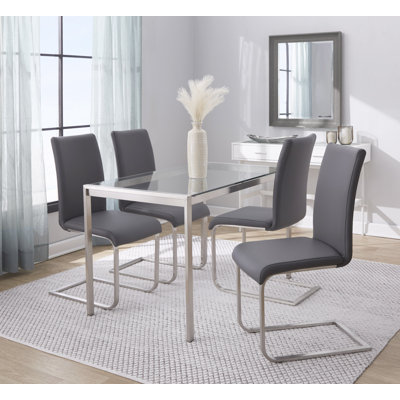 4 - Person Four Leg Base Dining Set